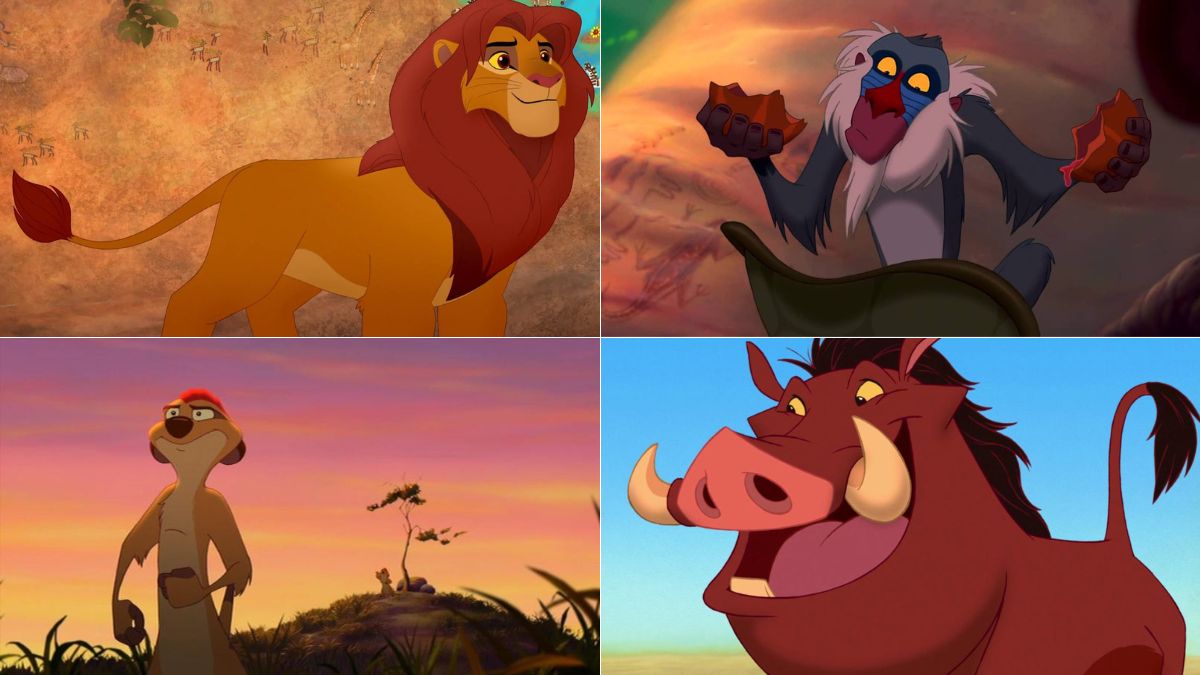 Animals In Lion King Movies