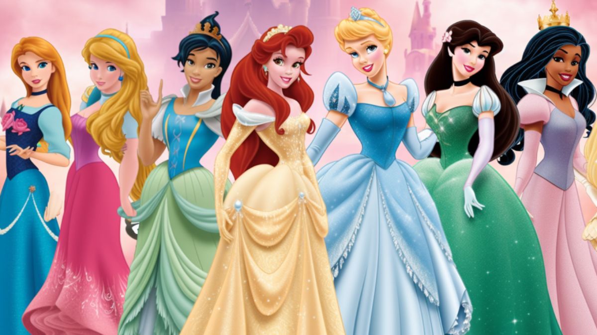 Evolution Of Disney Princesses JGLXES