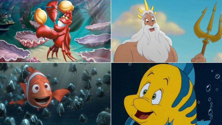 12 Aquatic Disney Characters: Adventures Under the Sea