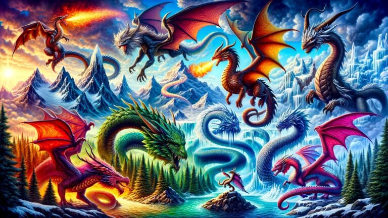 Types of Dragons: Exploring the Diverse Species of These Mythical Creatures