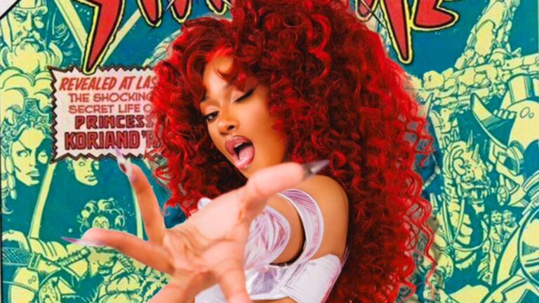 Megan Thee Stallion Dazzles as Starfire in Halloween Extravaganza